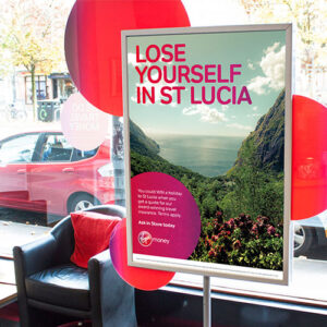 Lose yourself in St. Lucia - Virgin Holidays Poster